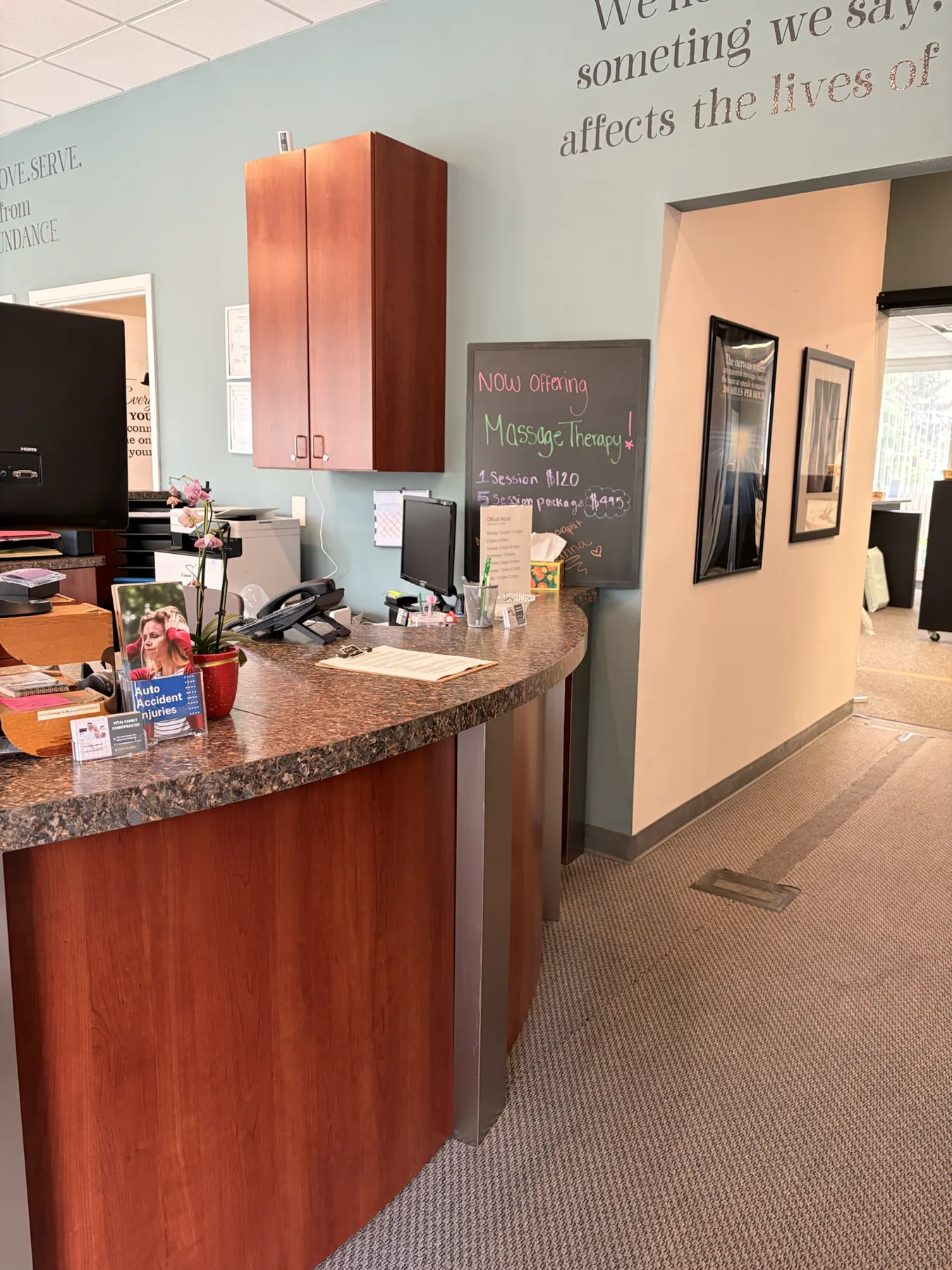 Recepci&oacute;n de True Health Chiropractic